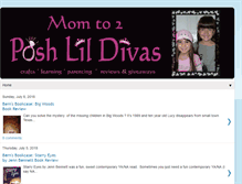 Tablet Screenshot of momto2poshlildivas.com